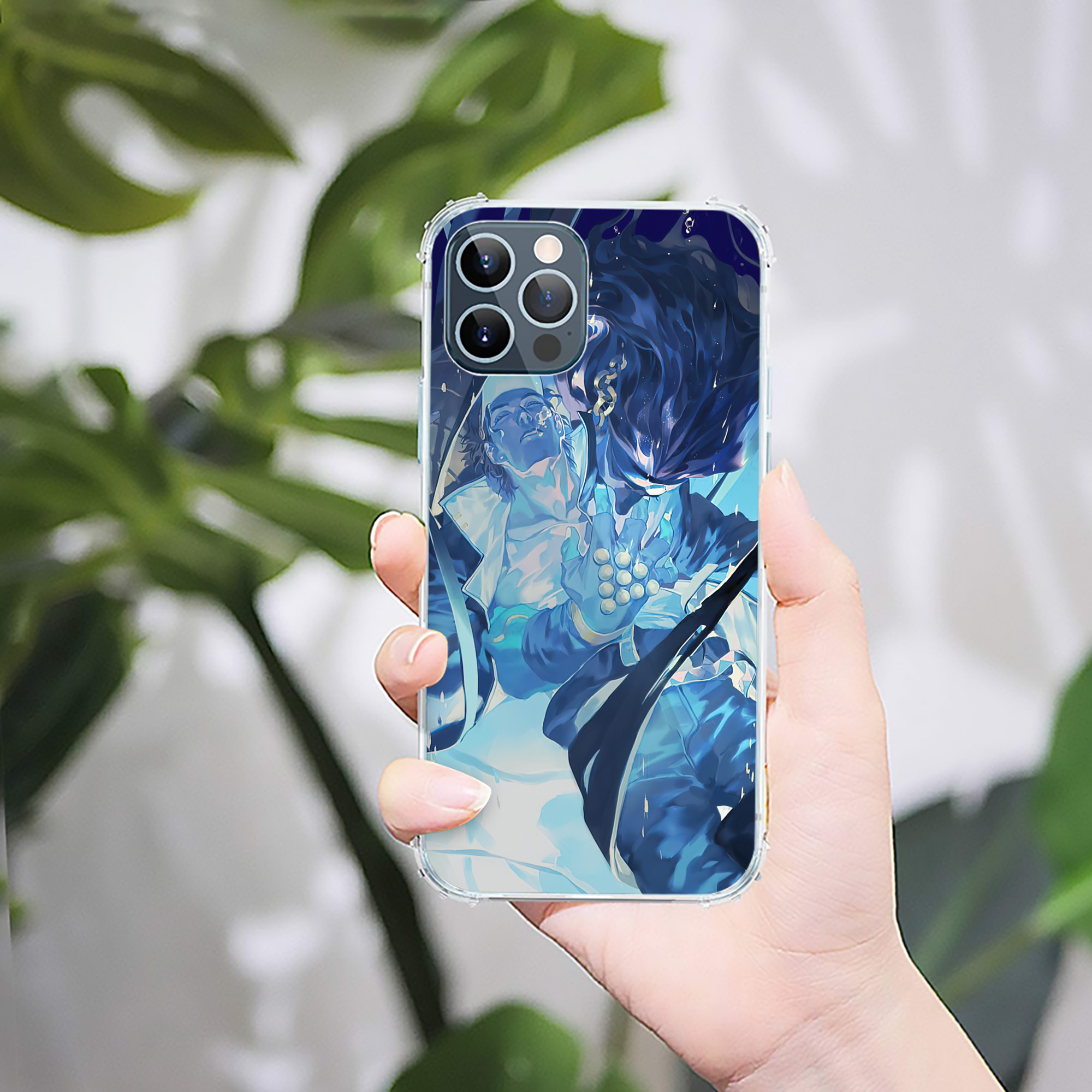 （画像用） ジョジョの奇妙な冒険 JoJo's Bizarre Adventure 【iPhone 12シリーズ対応】透明スマホケース（クリアソフトケース）